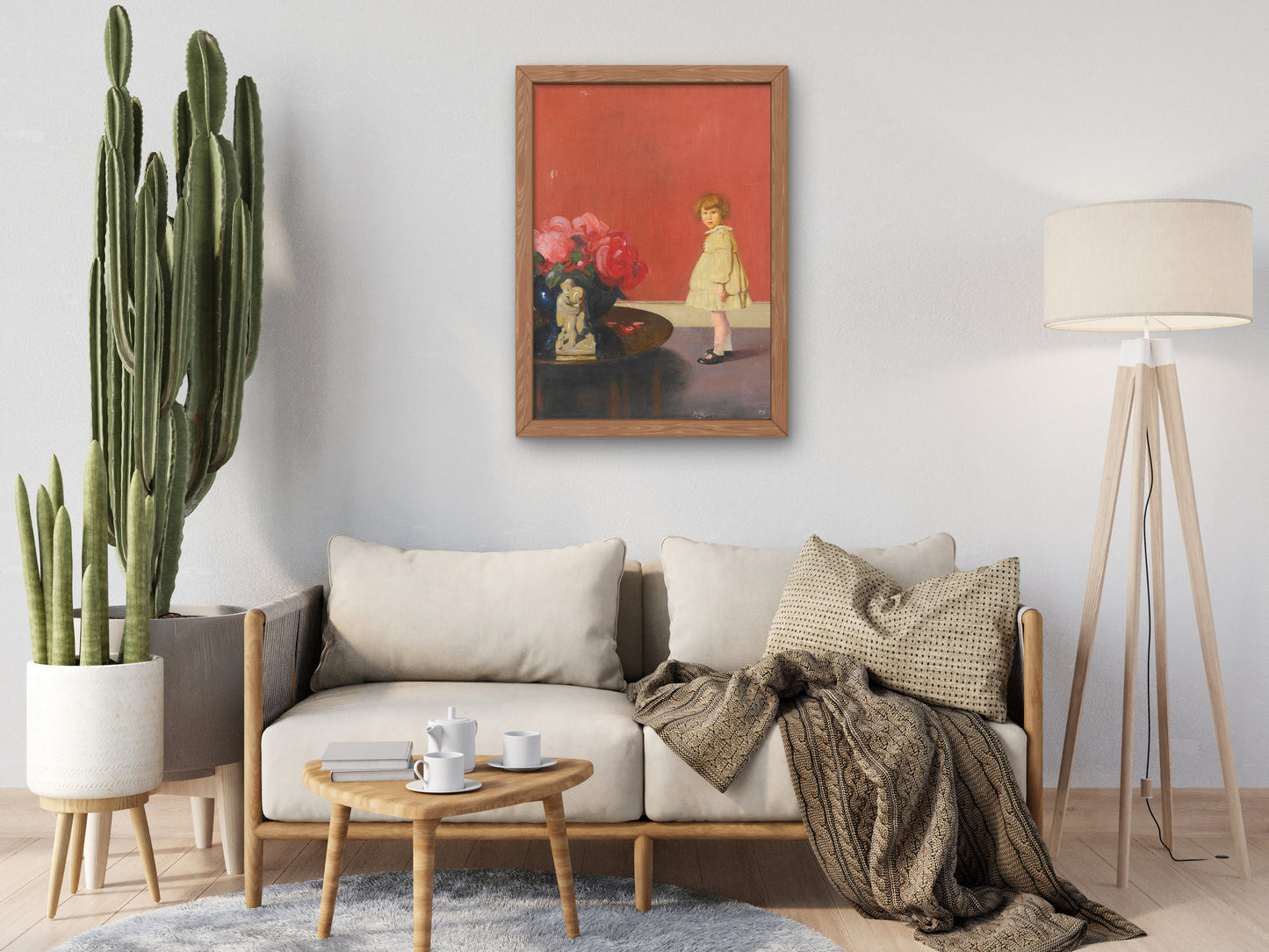 Portrait of Anna by Francis Cadell, Wall Art Print, Fine Art Reproduction, Museum Quality Decor, Poster