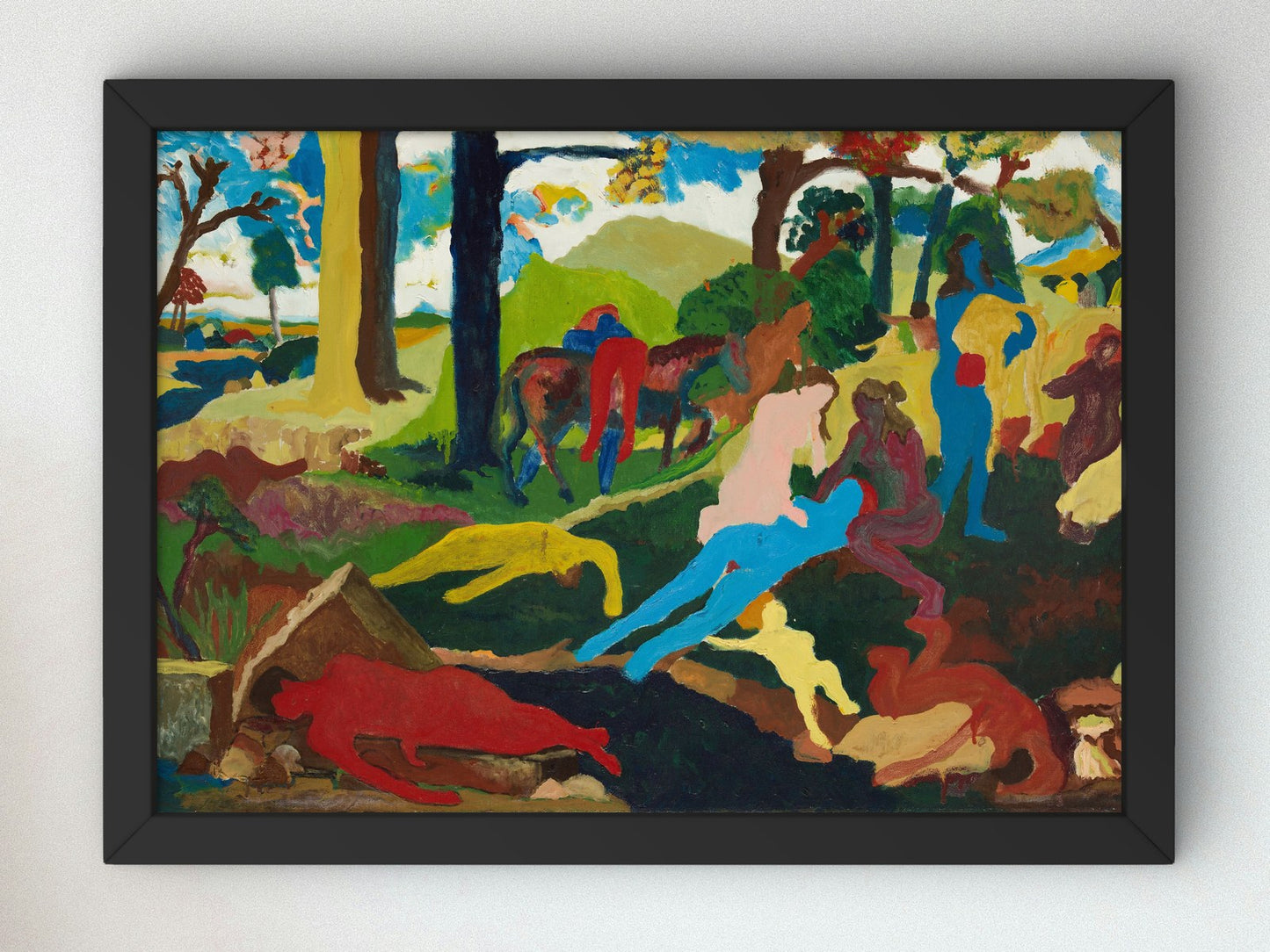 La Mort des Enfants de Bethel by Bob Thompson 1964, Wall Art Print, Fine Art Reproduction, Museum Quality Decor, Poster