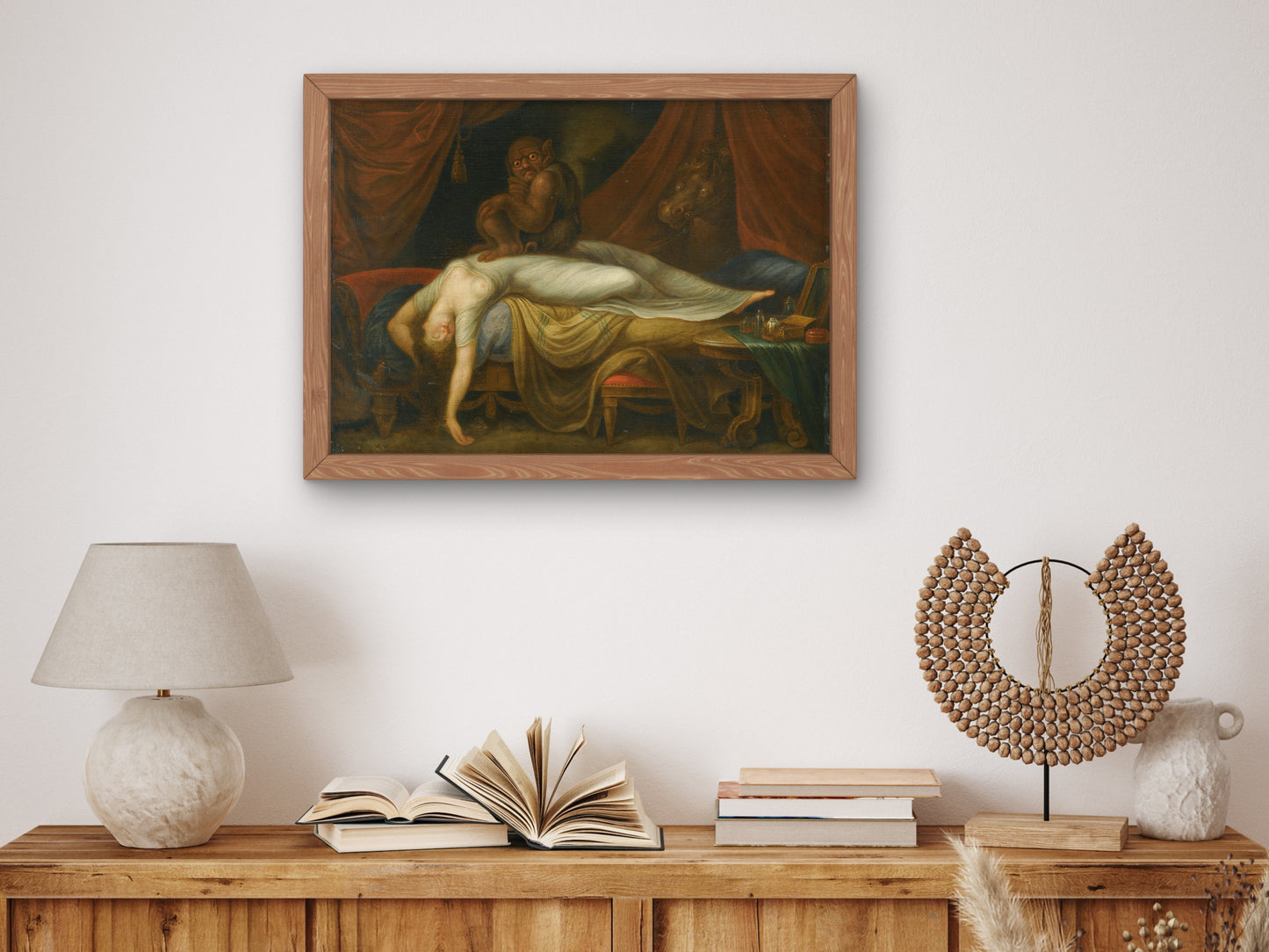 The Nightmare by Johann Heinrich Füssli 1781, Wall Art Print, Fine Art Reproduction, Museum Quality Decor, Poster