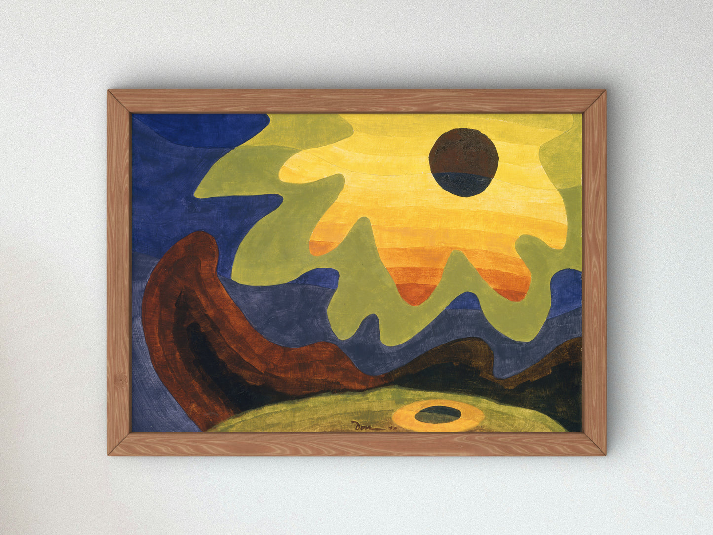 Sun by Arthur Dove 1943, Wall Art Print, Fine Art Reproduction, Museum Quality Decor, Poster