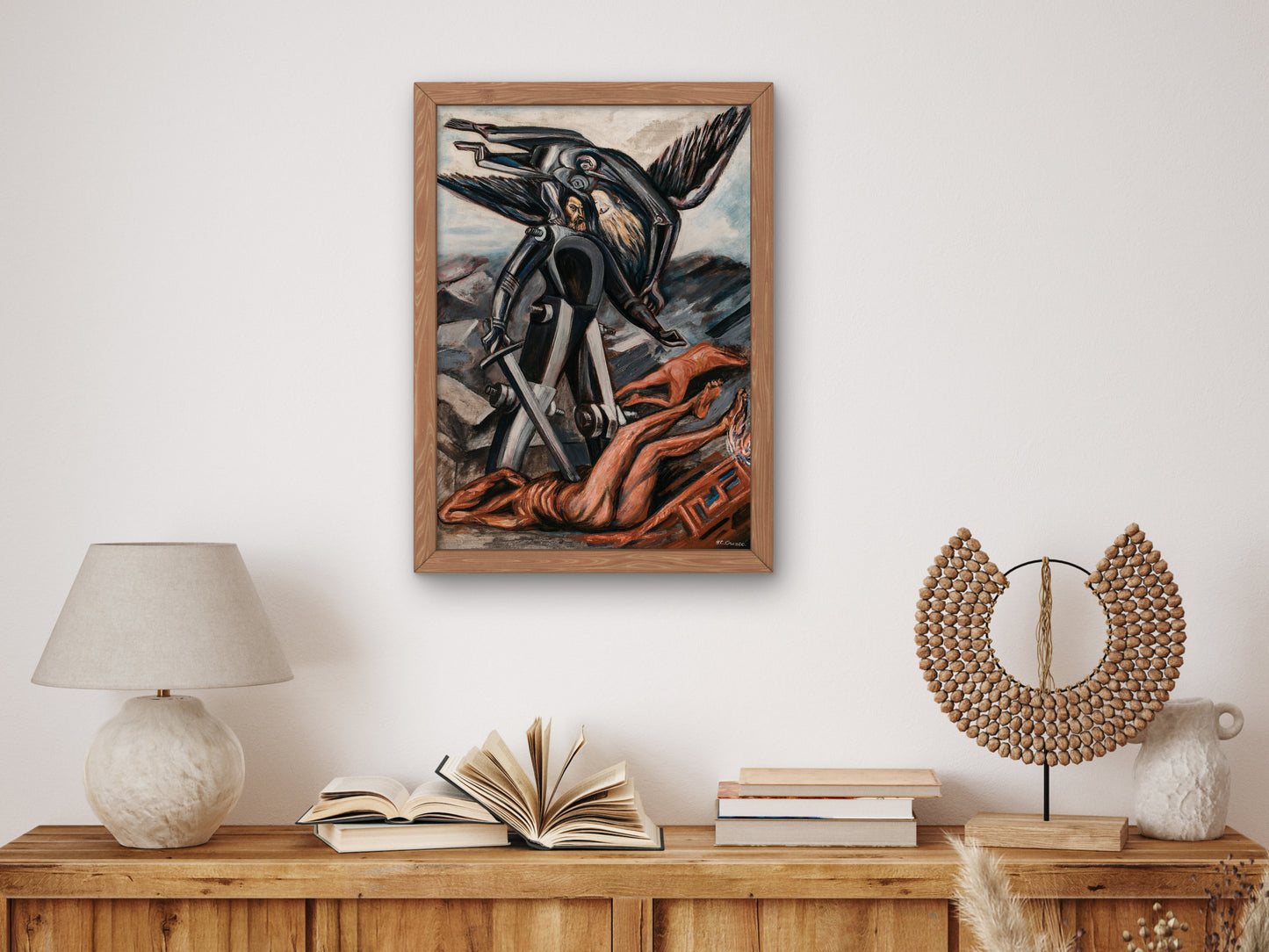 The Conquest by José Clemente Orozco 1942, Wall Art Print, Fine Art Reproduction, Museum Quality Decor, Poster