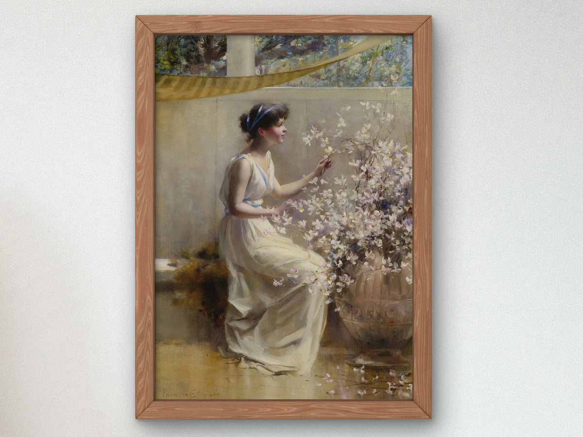 Classical Maiden by Francis Coates Jones, Wall Art Print, Fine Art Reproduction, Museum Quality Decor, Poster