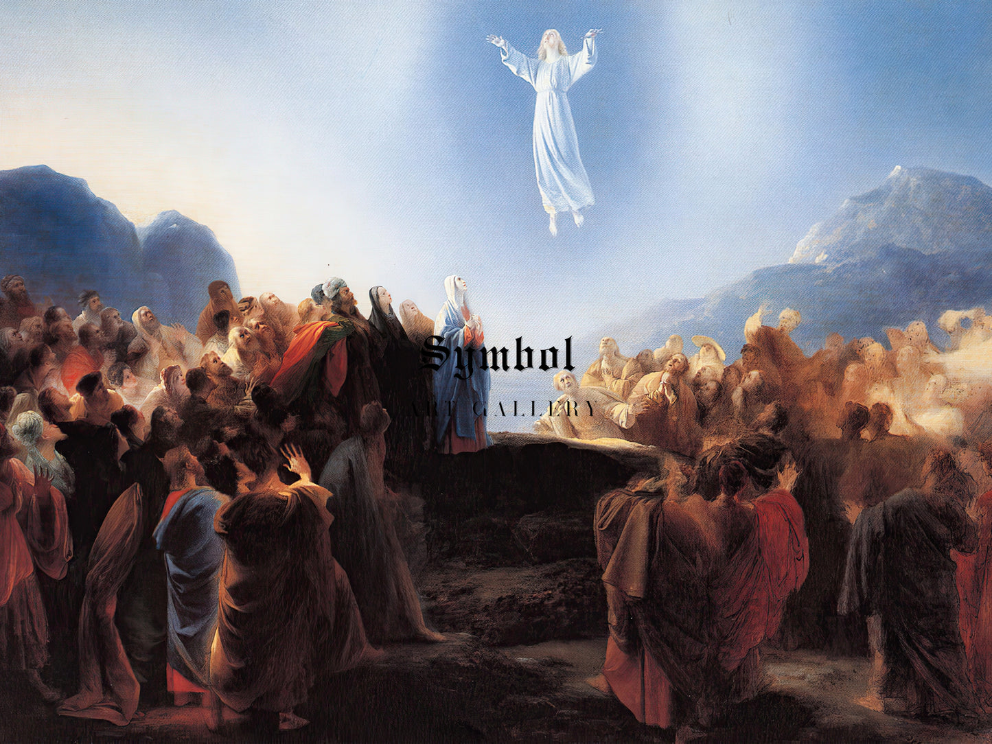 The Ascension by Domingos Sequeira 1828, Wall Art Print, Fine Art Reproduction, Museum Quality Decor, Poster