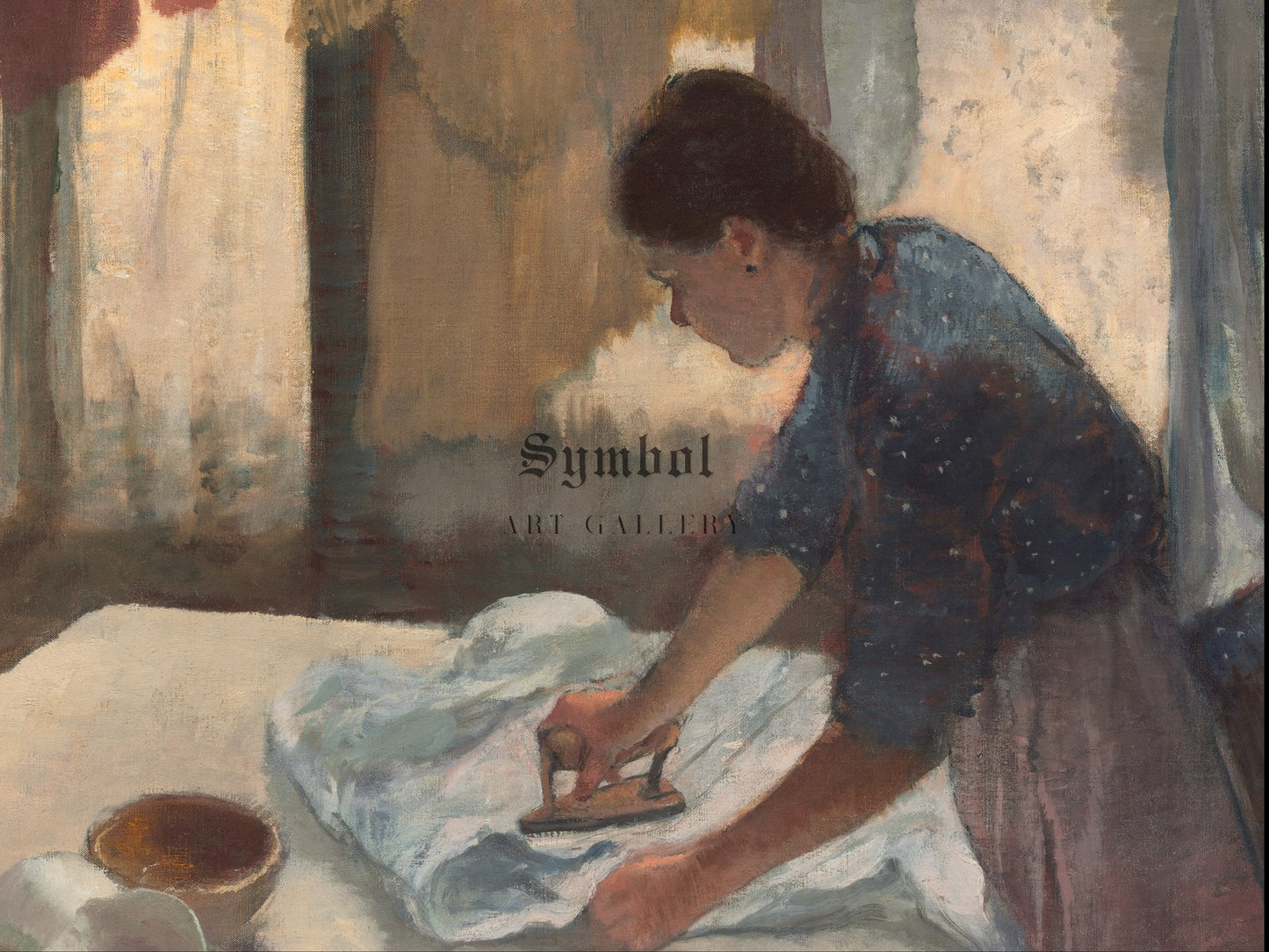 Woman Ironing by Edgar Degas 1887, Wall Art Print, Fine Art Reproduction, Museum Quality Decor, Poster