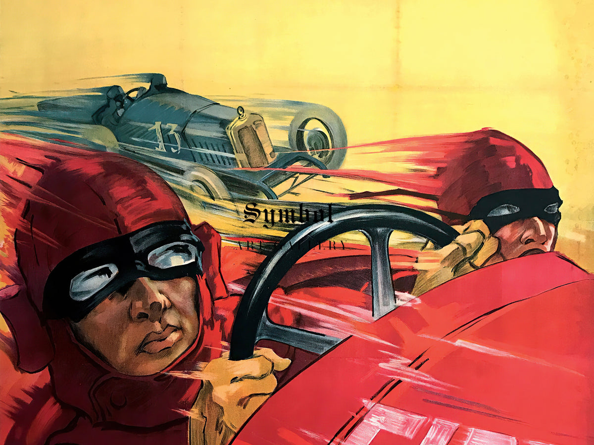 Fiat by Plinio Codognato 1923, Wall Art Print, Fine Art Reproduction, Museum Quality Decor, Poster