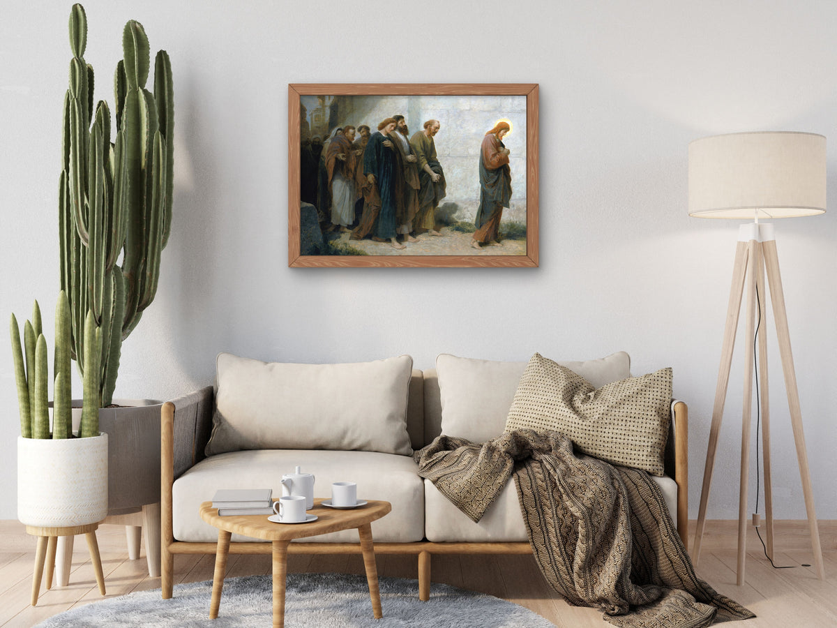 Going Down to Gethsemane by Johannes Adam Simon Oertel 1898, Wall Art Print, Fine Art Reproduction, Museum Quality Decor, Poster