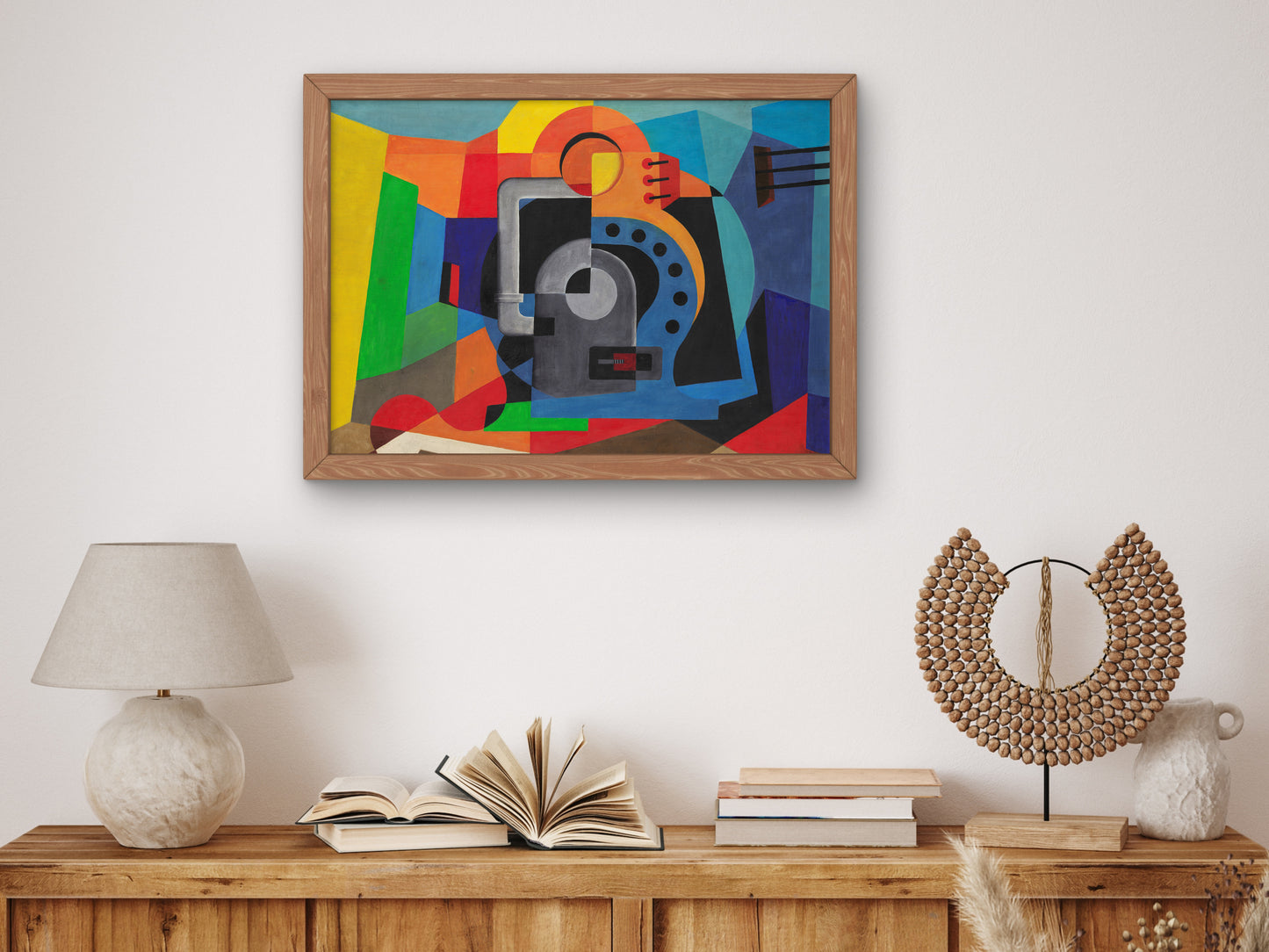 Mechanical Landscape by Fillia 1926, Wall Art Print, Fine Art Reproduction, Museum Quality Decor, Poster