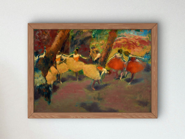 Before the Performance by Edgar Degas 1898, Wall Art Print, Fine Art Reproduction, Museum Quality Decor, Poster