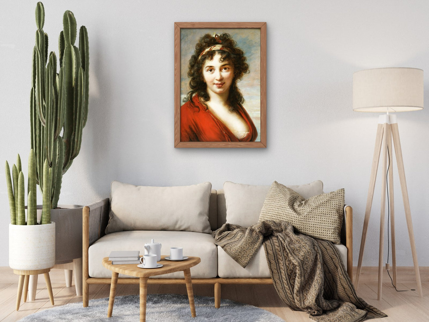 Portrait of Isabella Teotochi Marini by Élisabeth Vigée Le Brun 1792, Wall Art Print, Fine Art Reproduction, Museum Quality Decor, Poster