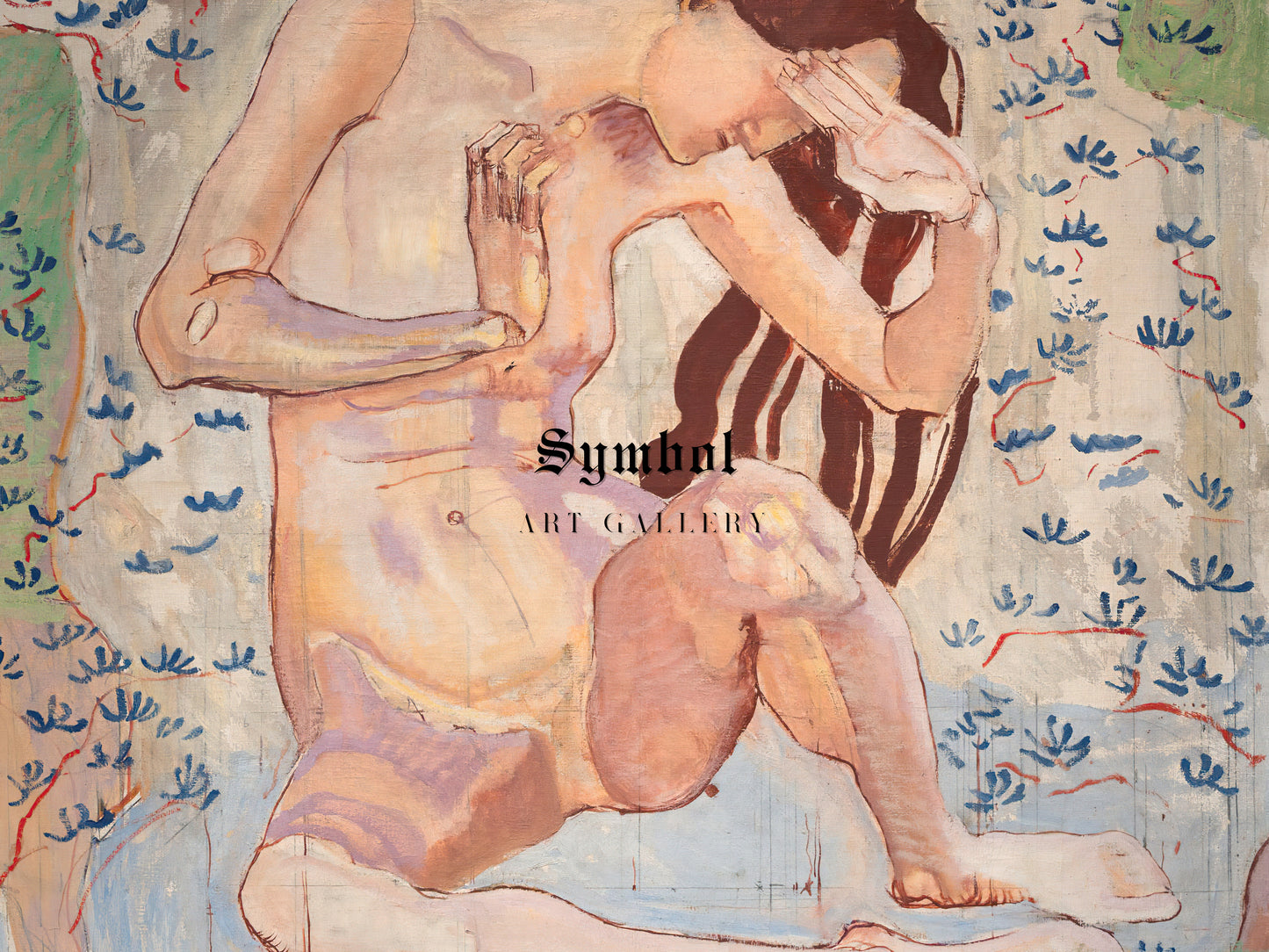 Study for Day by Ferdinand Hodler 1898, Wall Art Print, Fine Art Reproduction, Museum Quality Decor, Poster