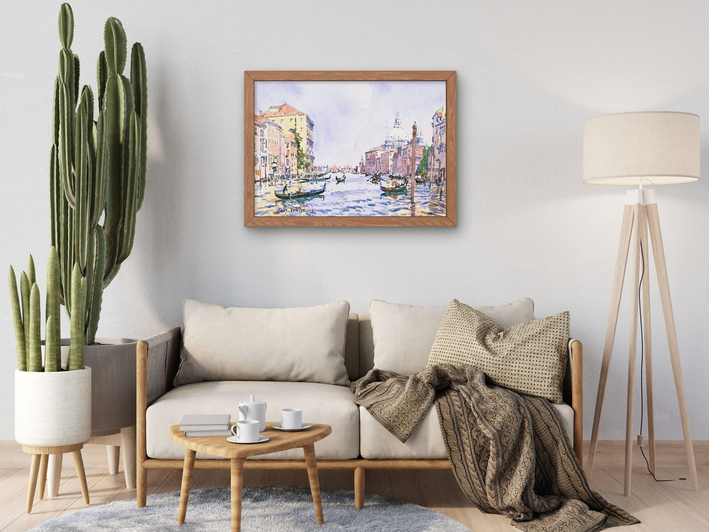 Afternoon on the Grand Canal Venice by Edward Darley Boit 1911, Wall Art Print, Fine Art Reproduction, Museum Quality Decor, Poster