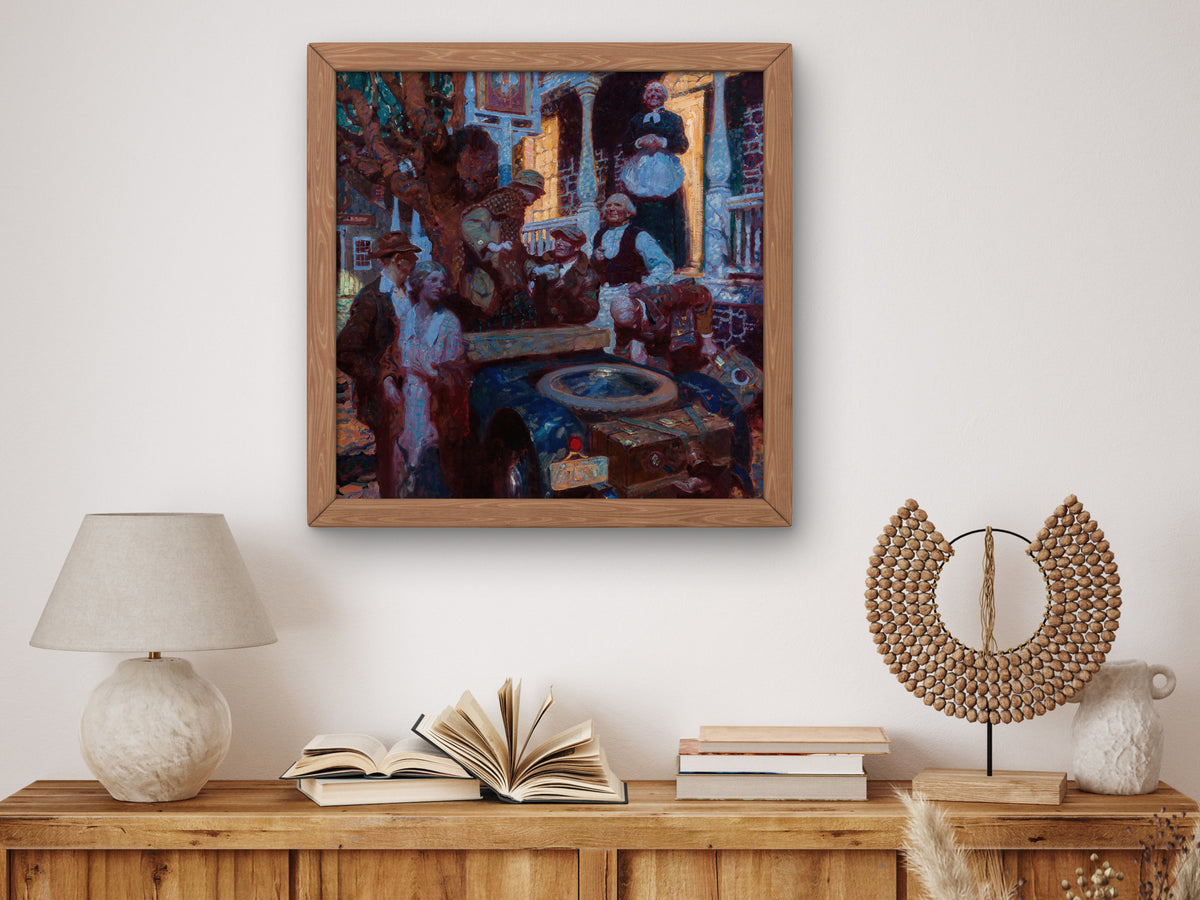 The Great Things of Life, Travel by Dean Cornwell 1921, Wall Art Print, Fine Art Reproduction, Museum Quality Decor, Poster