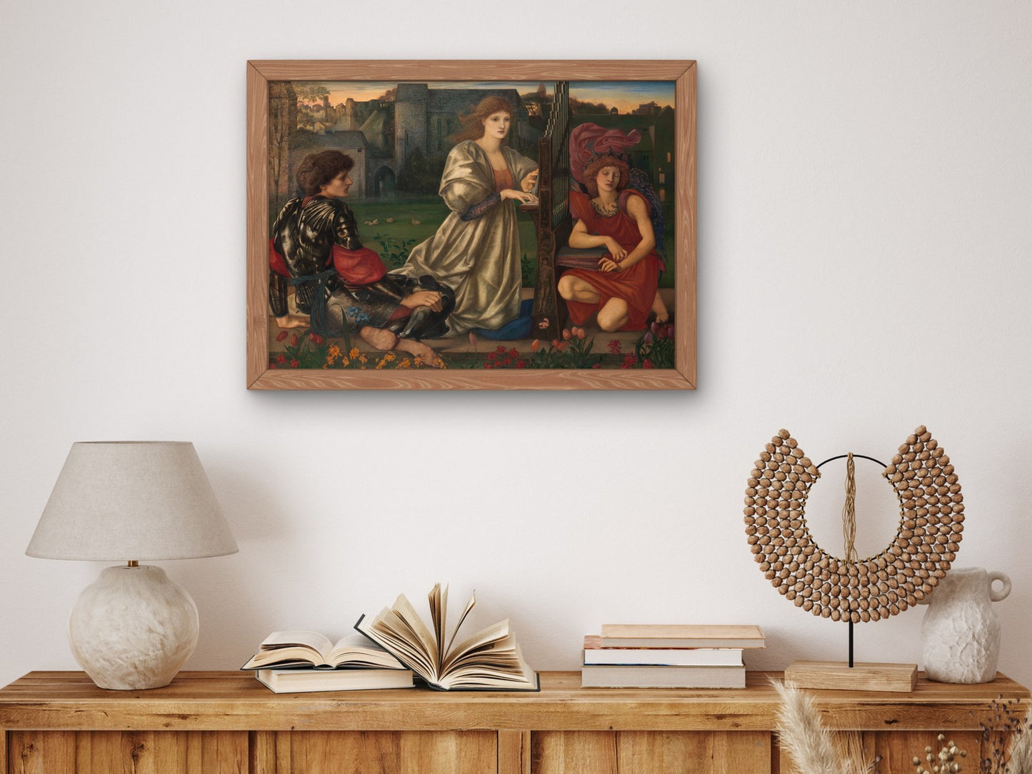 The Love Song by Edward Burne Jones 1877, Wall Art Print, Fine Art Reproduction, Museum Quality Decor, Poster
