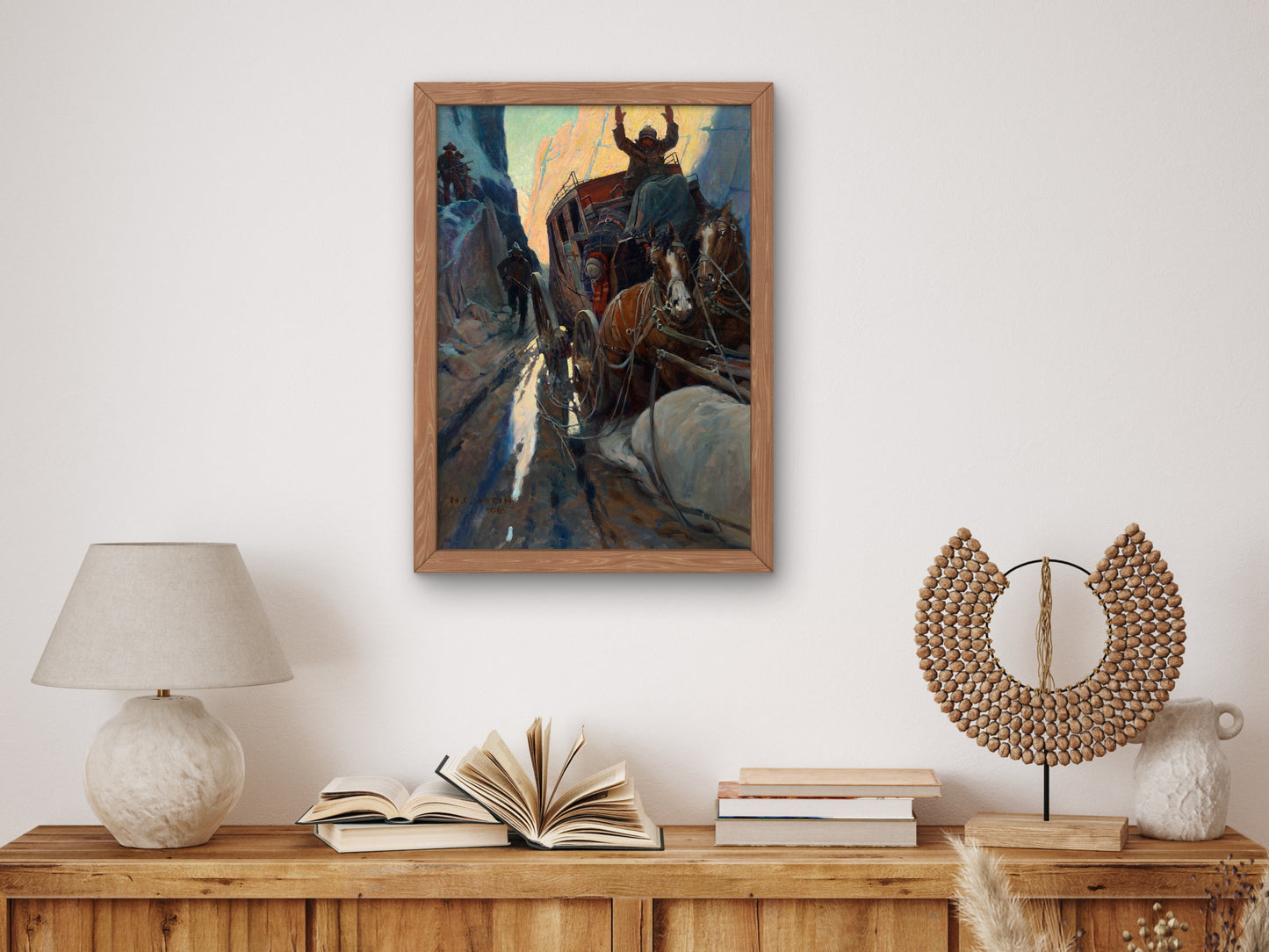 Hands Up by Newell Convers Wyeth 1906, Wall Art Print, Fine Art Reproduction, Museum Quality Decor, Poster