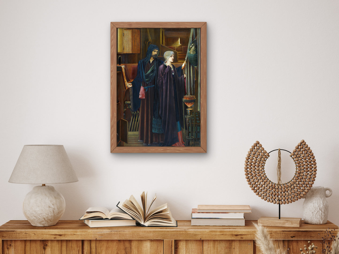 The Wizard by Edward Coley Burne Jones 1898, Wall Art Print, Fine Art Reproduction, Museum Quality Decor, Poster
