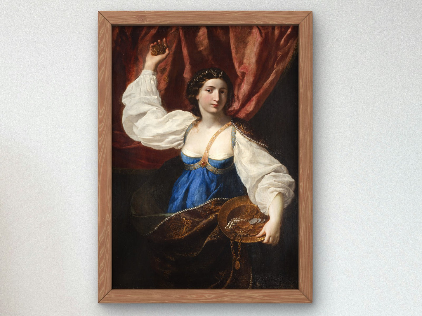 La Liberalité by Elisabetta Sirani 1657, Wall Art Print, Fine Art Reproduction, Museum Quality Decor, Poster