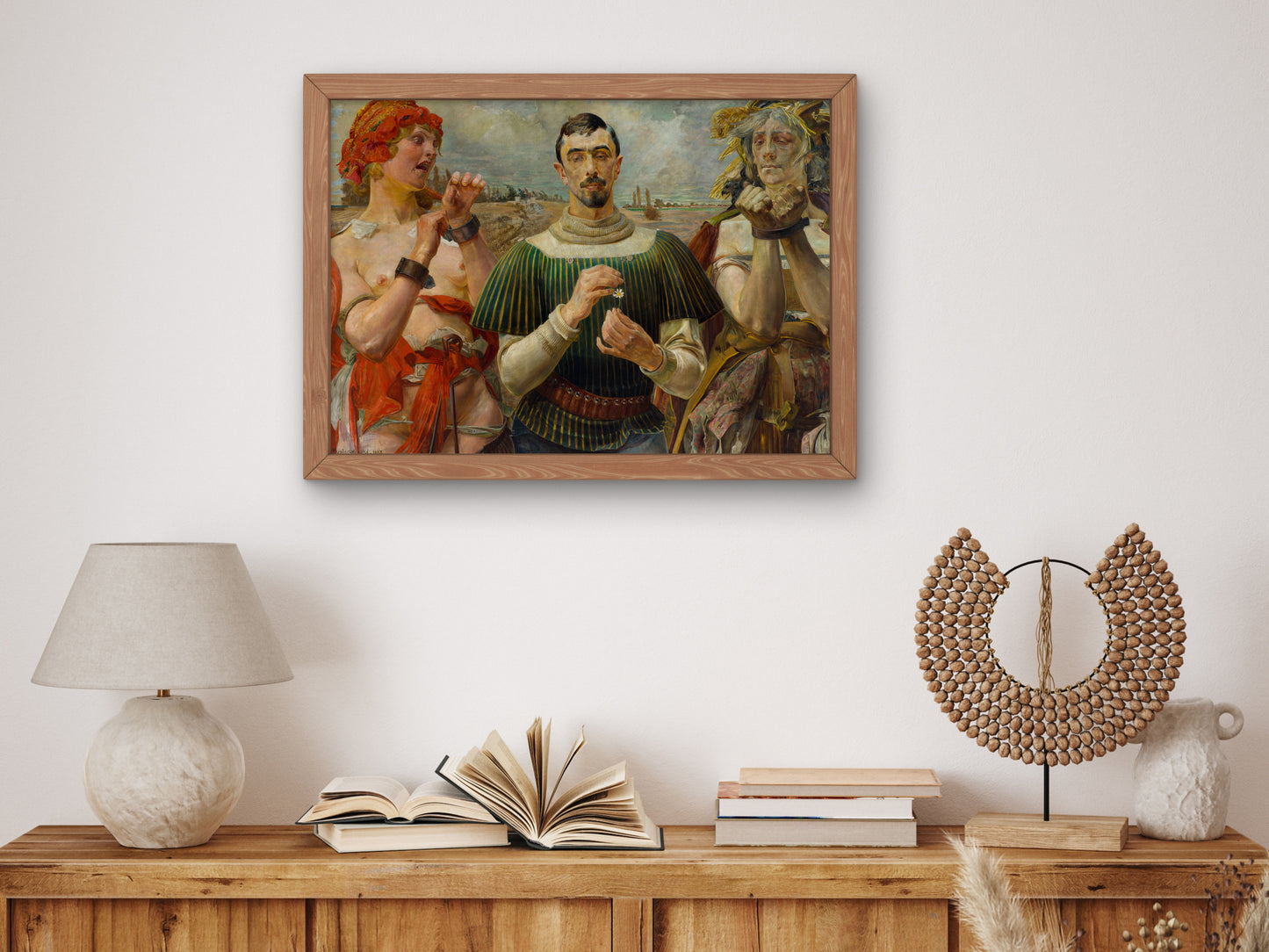 Polish Hamlet by Jacek Malczewski 1903, Wall Art Print, Fine Art Reproduction, Museum Quality Decor, Poster