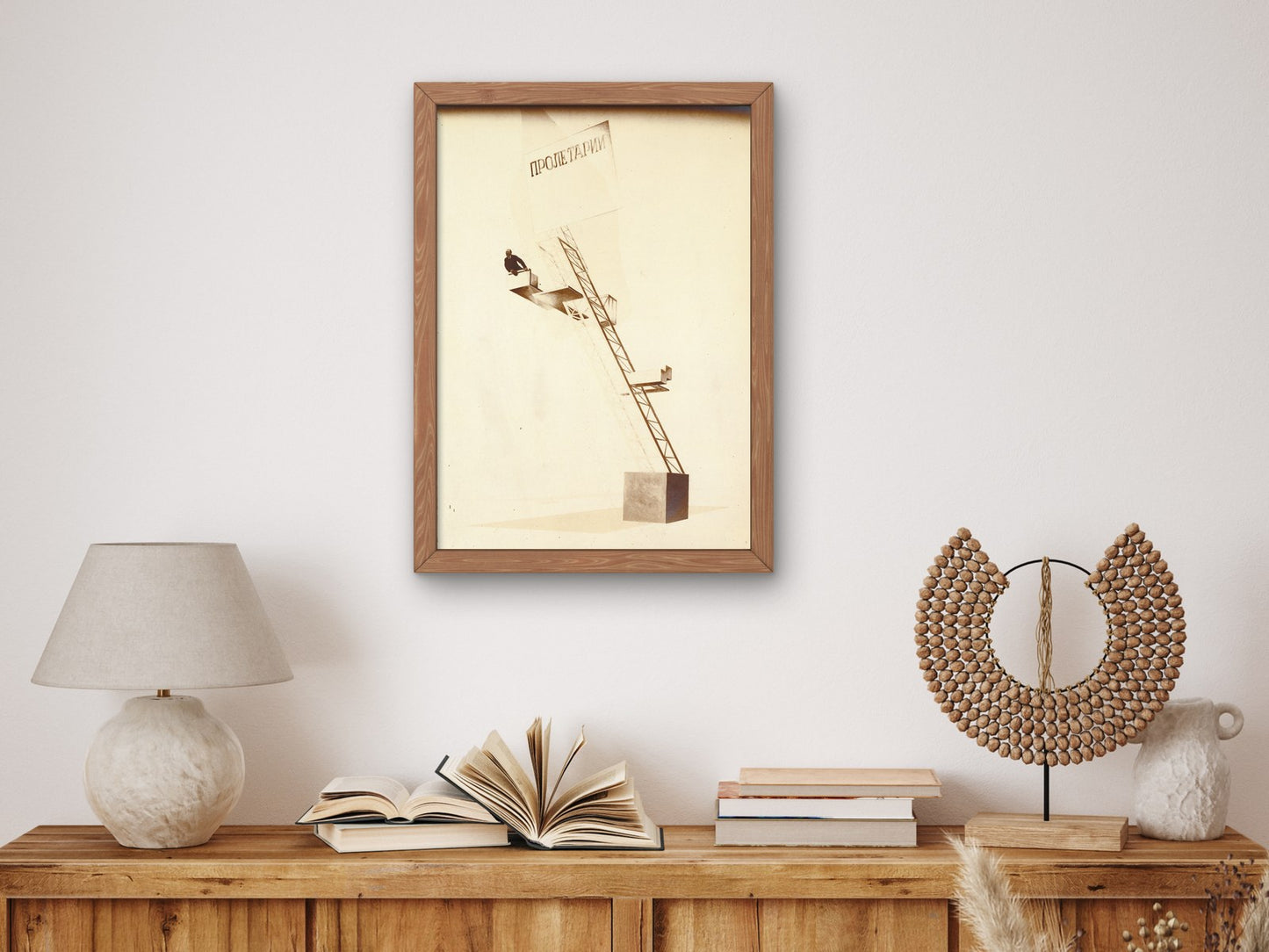 Lenin Tribune Proun No 85 by Lazar Lissitzky 1924, Wall Art Print, Fine Art Reproduction, Museum Quality Decor, Poster