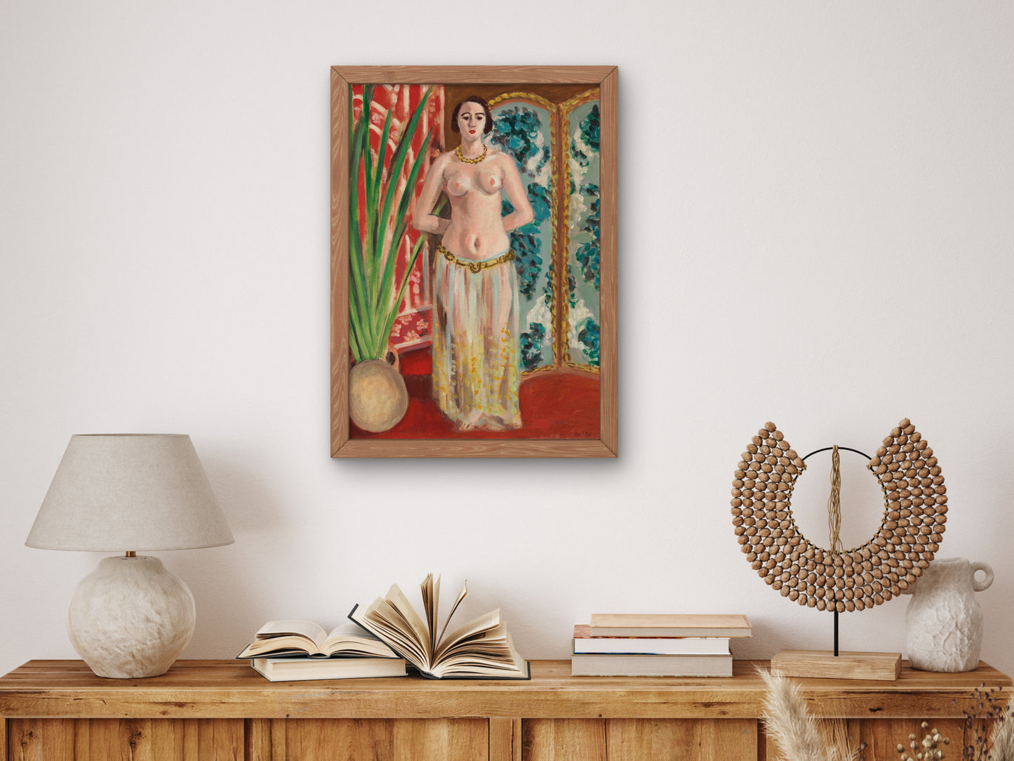 Odalisque, mains dans le dos by Henri Matisse 1923, Wall Art Print, Fine Art Reproduction, Museum Quality Decor, Poster