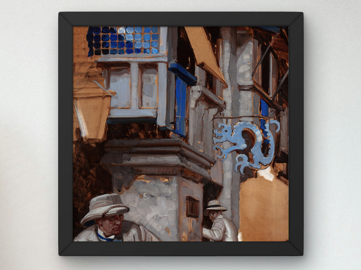 Pursuit by Dean Cornwell 1921, Wall Art Print, Fine Art Reproduction, Museum Quality Decor, Poster