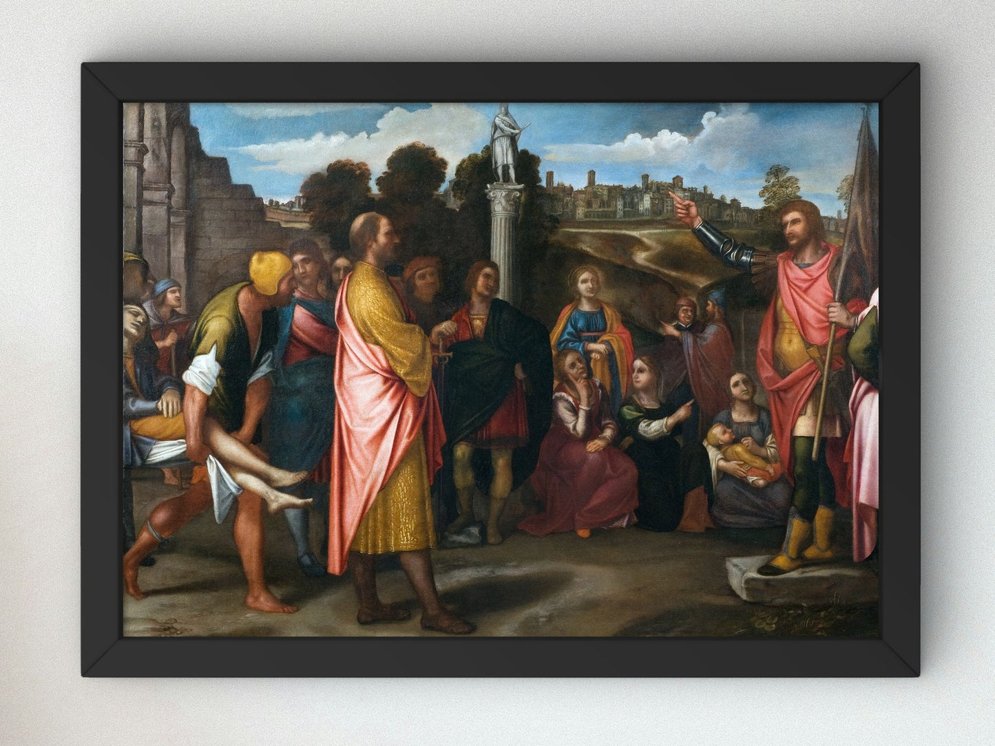 Saint Alexander Preaching by Enea Salmeggia 1615, Wall Art Print, Fine Art Reproduction, Museum Quality Decor, Poster