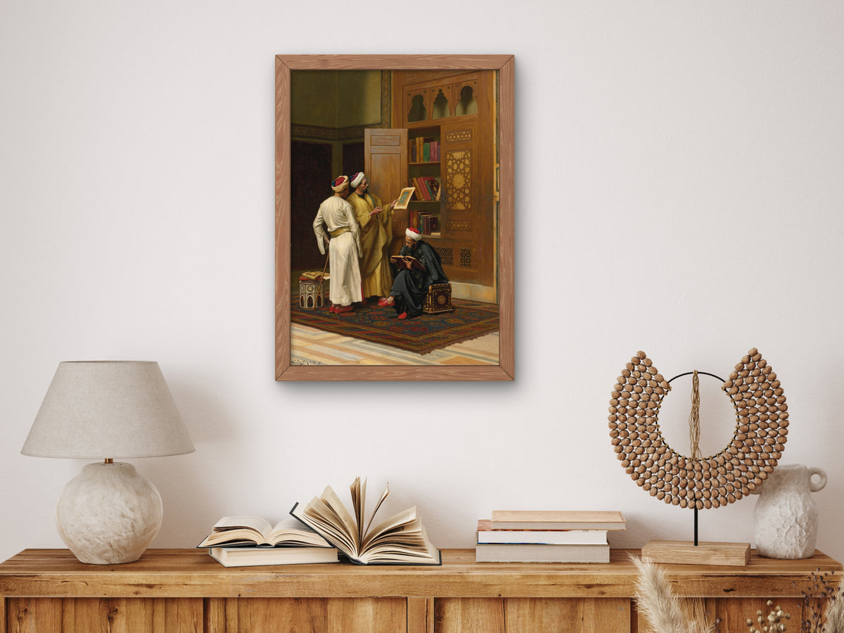The Scholars by Ludwig Deutsch 1901, Wall Art Print, Fine Art Reproduction, Museum Quality Decor, Poster
