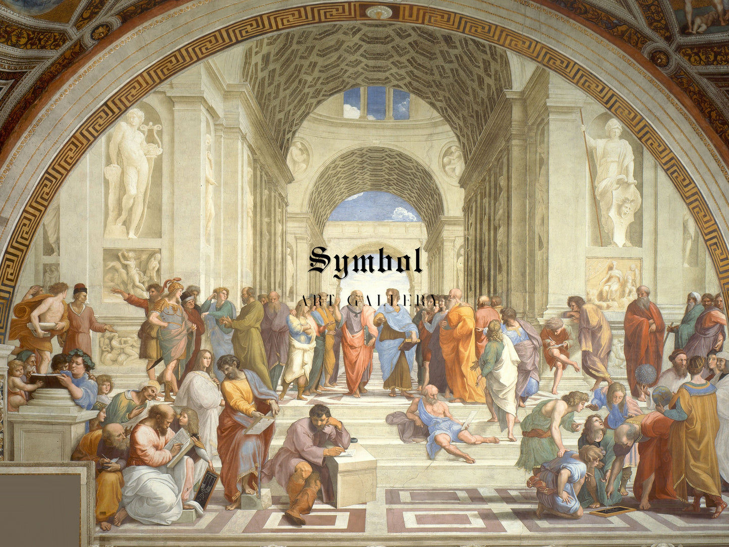School of Athens by Raphael 1511, Wall Art Print, Fine Art Reproduction, Museum Quality Decor, Poster