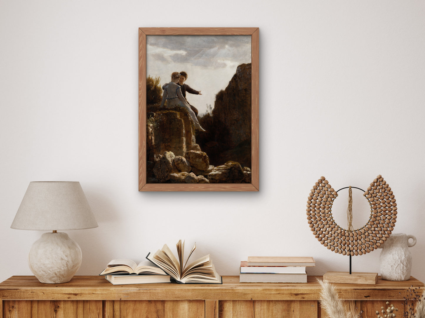 The Honeymoon by Arnold Böcklin 1875, Wall Art Print, Fine Art Reproduction, Museum Quality Decor, Poster