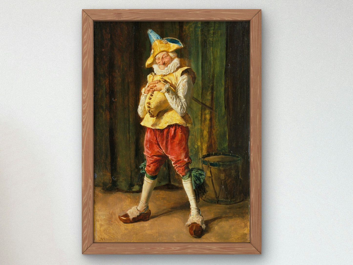 Polichinelle by Ernest Meissonier 1860, Wall Art Print, Fine Art Reproduction, Museum Quality Decor, Poster