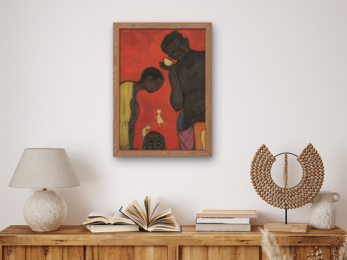 Family by Ivan Klioune 1911, Wall Art Print, Fine Art Reproduction, Museum Quality Decor, Poster