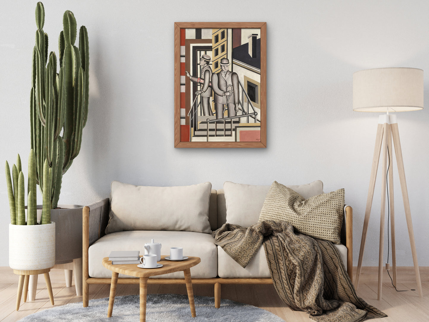 Animated Landscape by Fernand Léger 1924, Wall Art Print, Fine Art Reproduction, Museum Quality Decor, Poster