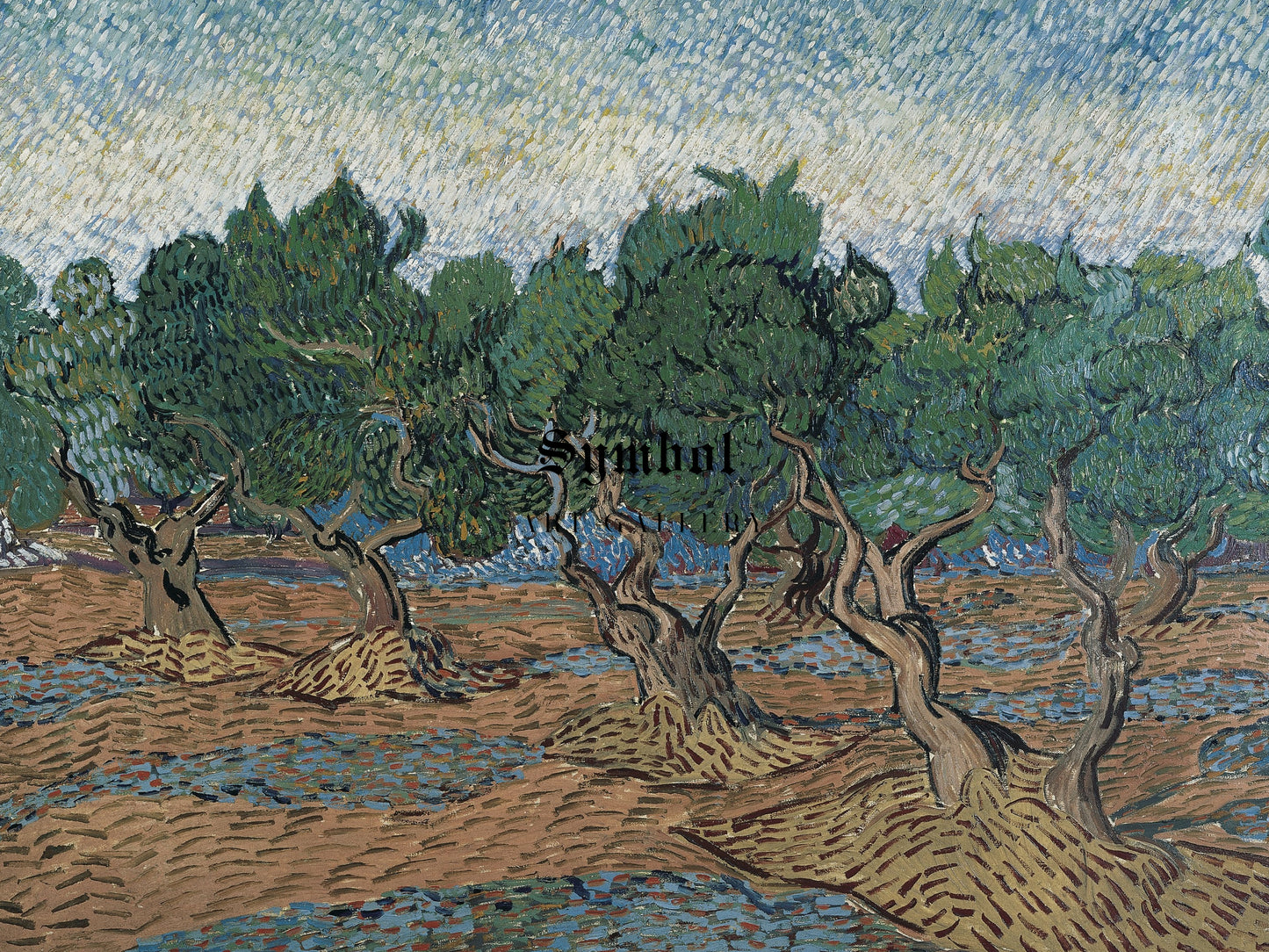 Olive Grove by Vincent van Gogh 1889, Wall Art Print, Fine Art Reproduction, Museum Quality Decor, Poster