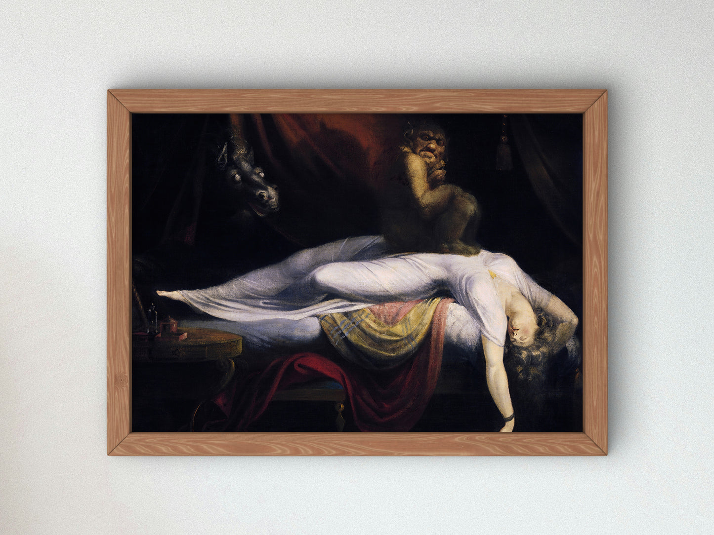 The Nightmare by Henry Fuseli 1781, Wall Art Print, Fine Art Reproduction, Museum Quality Decor, Poster