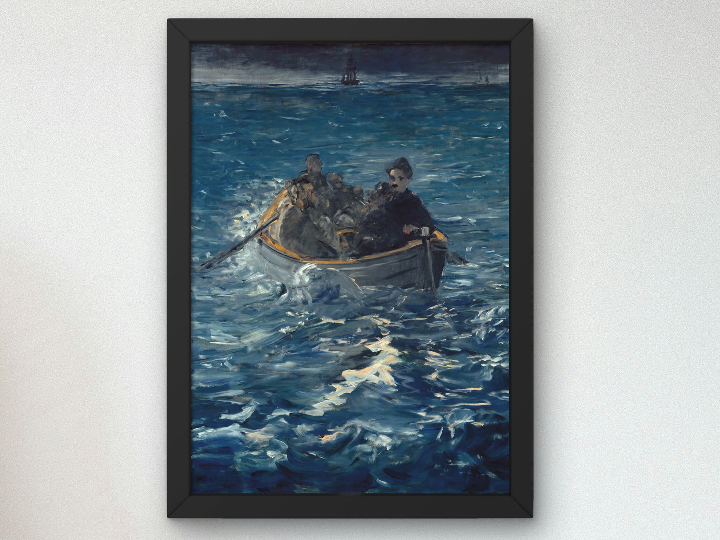 Rochefort's Escape by Édouard Manet 1881, Wall Art Print, Fine Art Reproduction, Museum Quality Decor, Poster