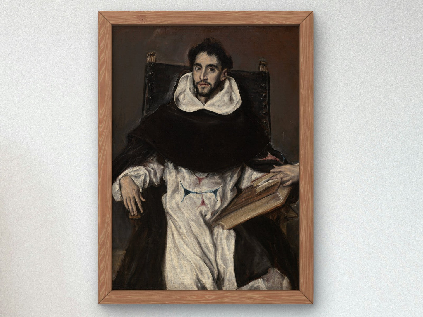 Fray Hortensio Felix Paravicino by El Greco 1609, Wall Art Print, Fine Art Reproduction, Museum Quality Decor, Poster