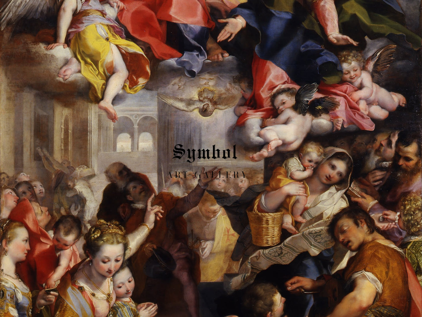 Madonna of the People by Federico Barocci 1579, Wall Art Print, Fine Art Reproduction, Museum Quality Decor, Poster