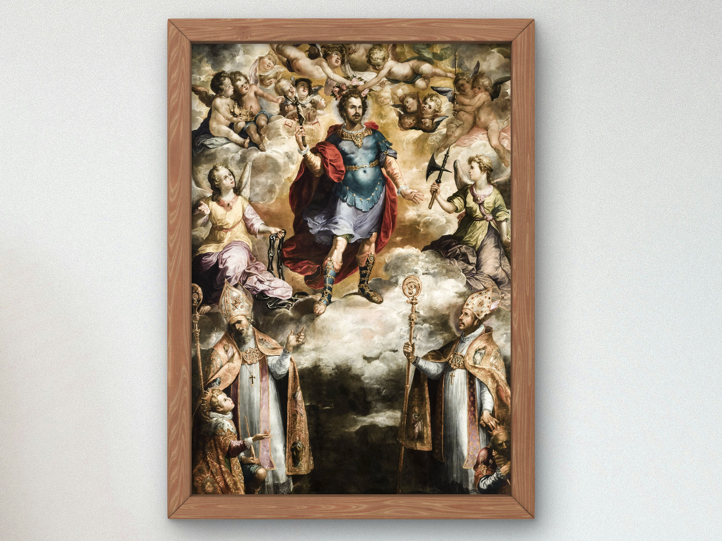 Apotheosis of Saint Hermenegild by Francisco de Herrera the Elder 1620, Wall Art Print, Fine Art Reproduction, Museum Quality Decor, Poster