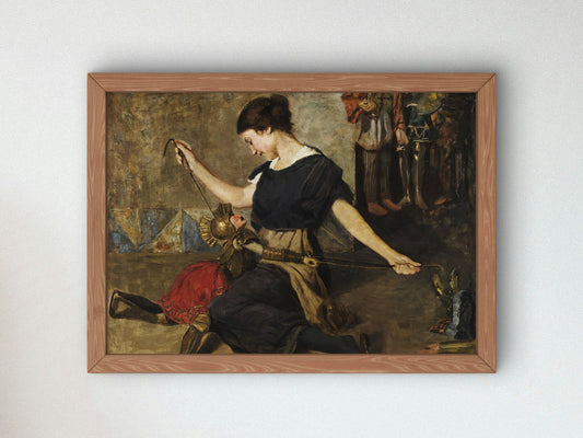 Rinaldo and Armida by Ettore De Maria Bergler 1912, Wall Art Print, Fine Art Reproduction, Museum Quality Decor, Poster