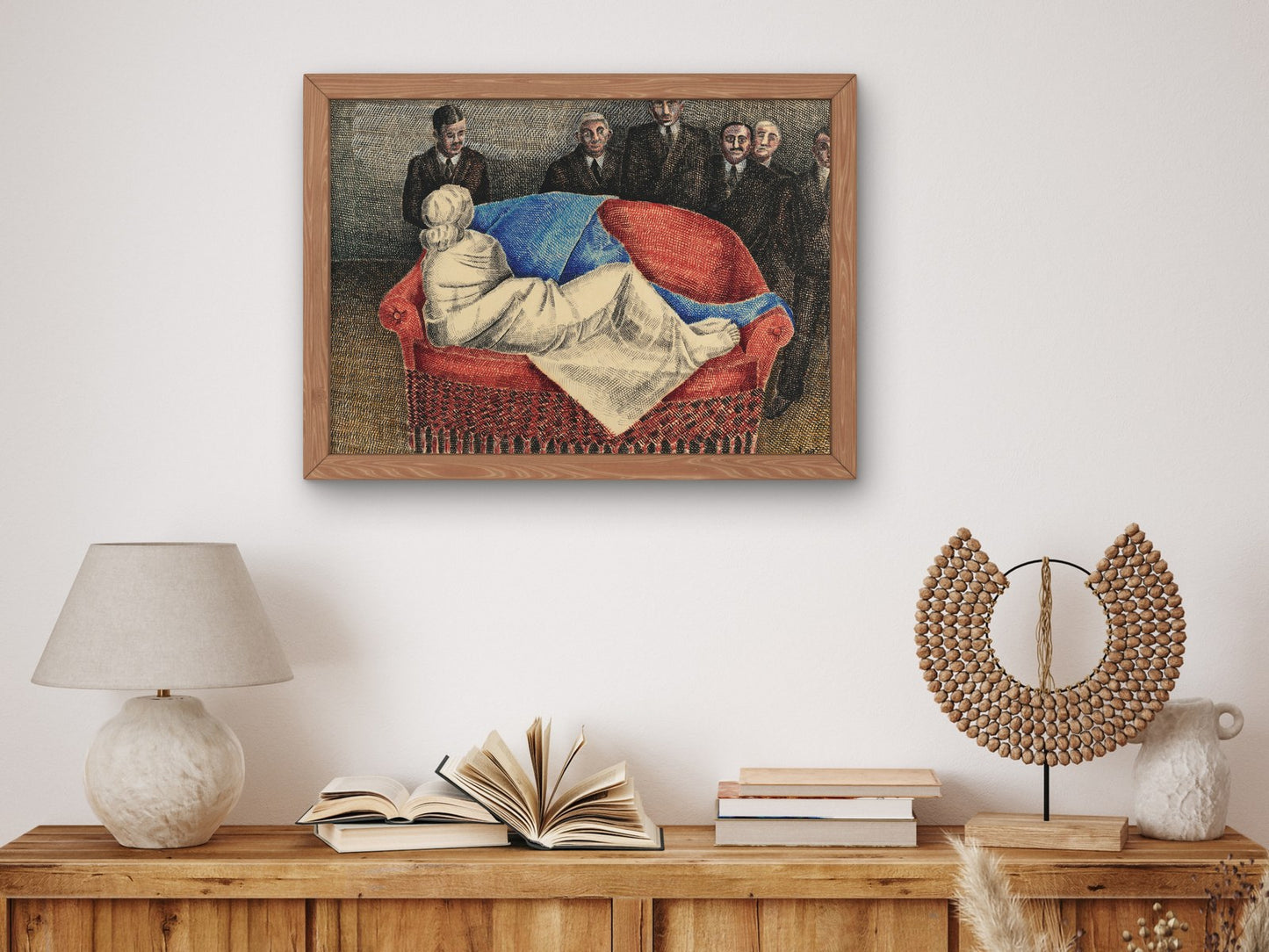 The Examination by Agustín Lazo Adalid 1930, Wall Art Print, Fine Art Reproduction, Museum Quality Decor, Poster