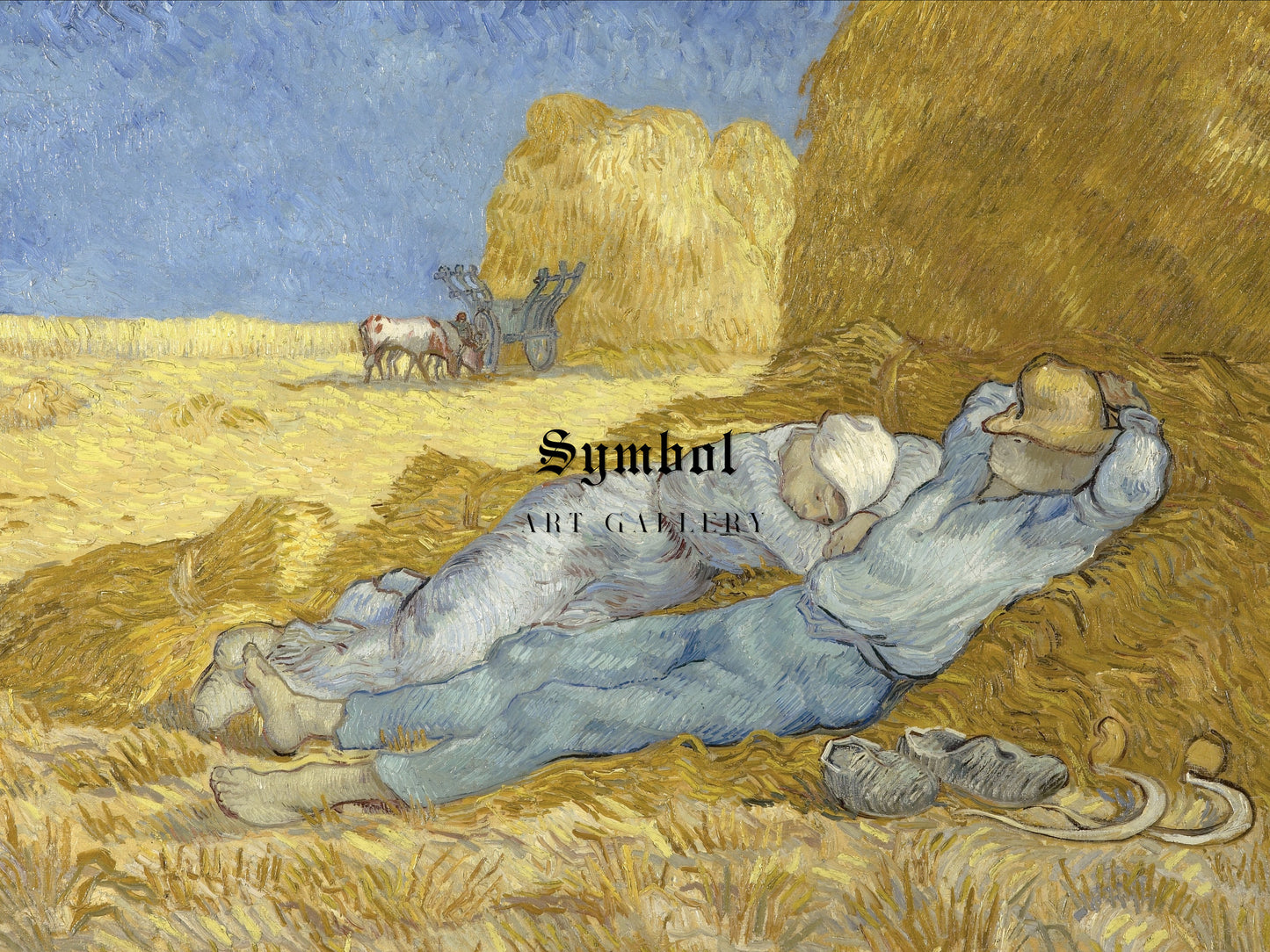 The Siesta by Vincent van Gogh 1890, Wall Art Print, Fine Art Reproduction, Museum Quality Decor, Poster