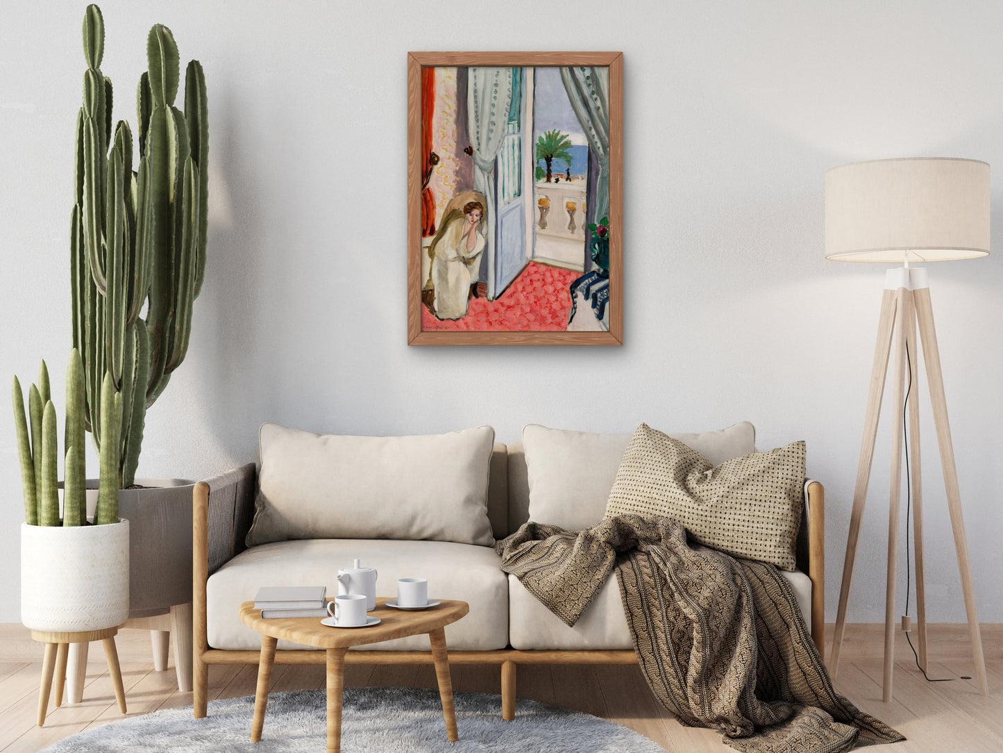 Interior at Nice by Henri Matisse 1919, Wall Art Print, Fine Art Reproduction, Museum Quality Decor, Poster