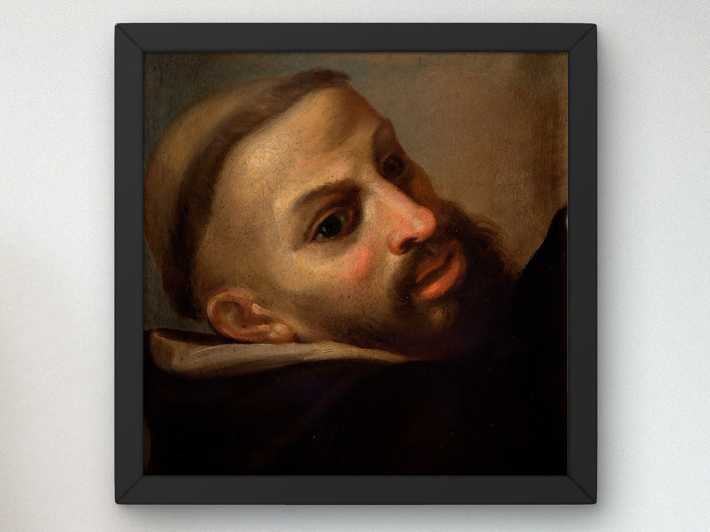 Saint Dominic's Head by Le Dominique 1600, Wall Art Print, Fine Art Reproduction, Museum Quality Decor, Poster