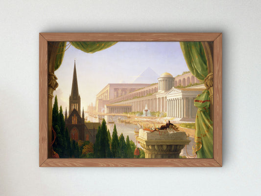 Architect's Dream by Thomas Cole 1840, Wall Art Print, Fine Art Reproduction, Museum Quality Decor, Poster