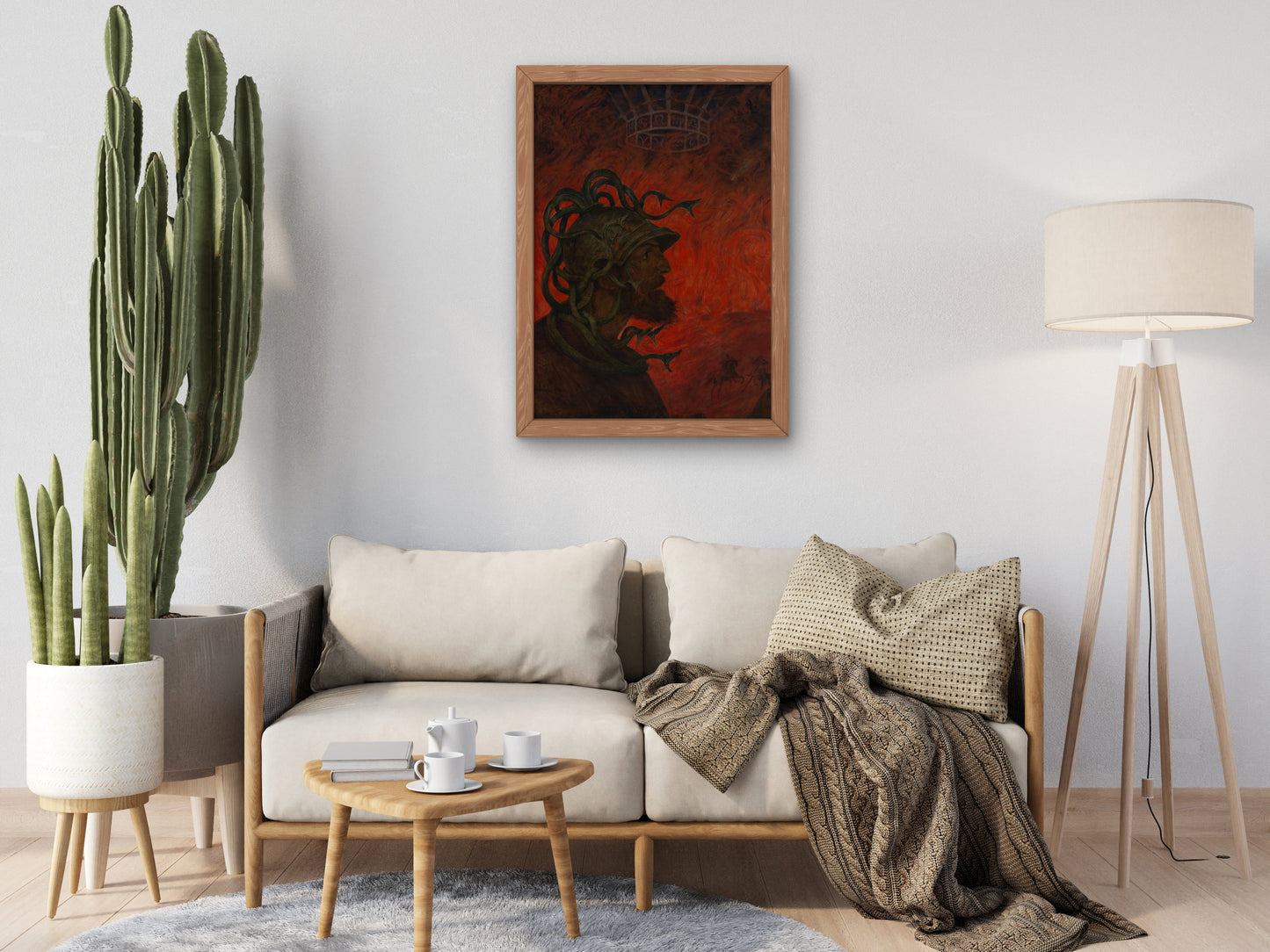 Mars by Hans Thoma 1906, Wall Art Print, Fine Art Reproduction, Museum Quality Decor, Poster