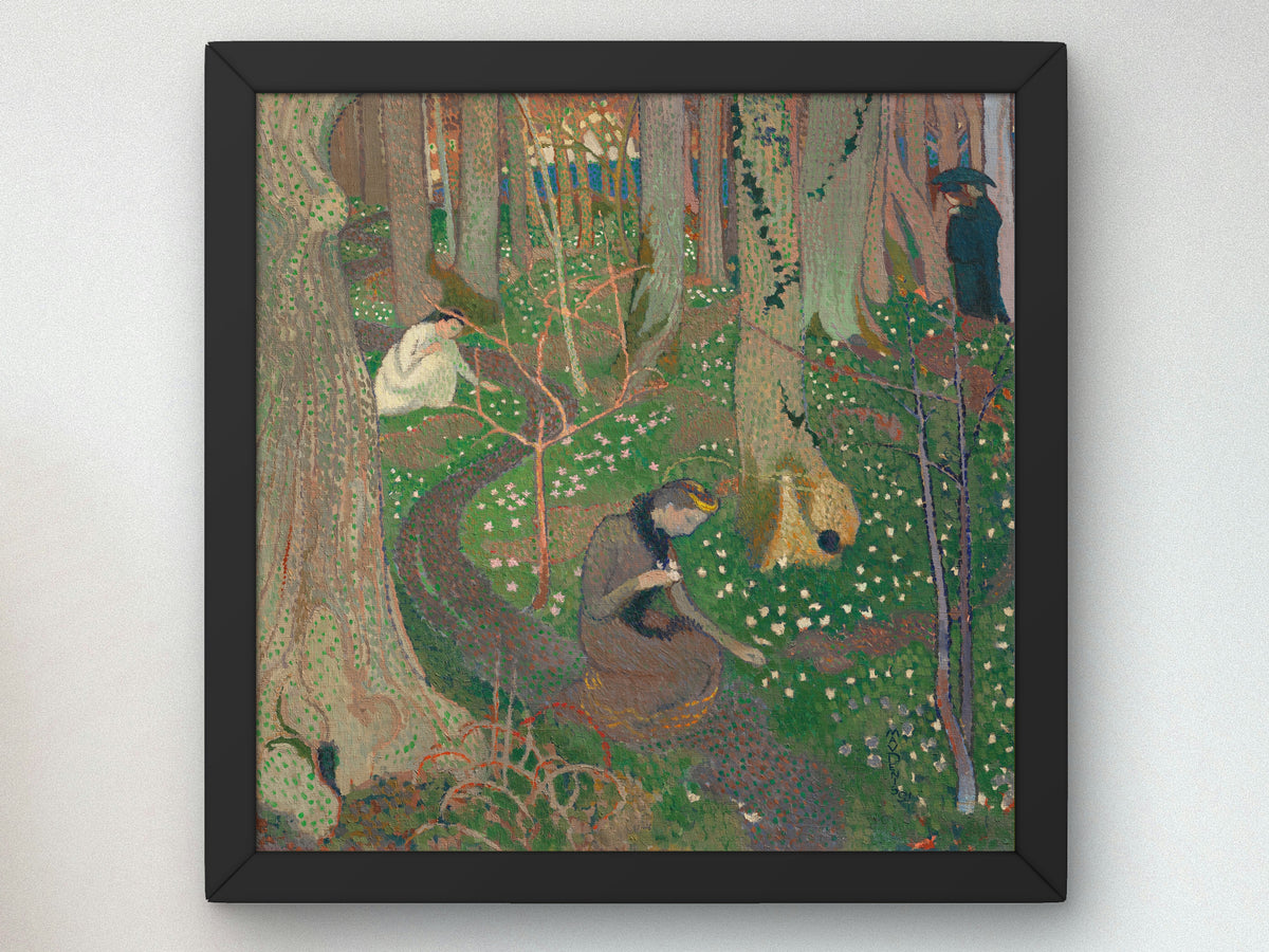 Avril, Les Anémones by Maurice Denis 1891, Wall Art Print, Fine Art Reproduction, Museum Quality Decor, Poster