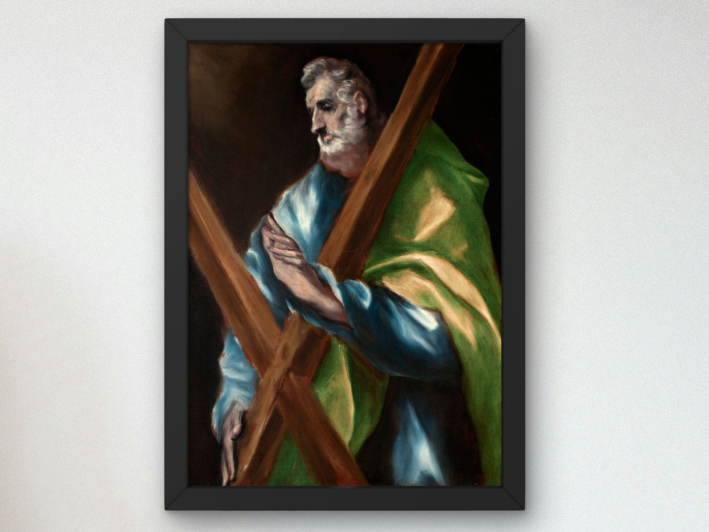 Saint Andrew by El Greco 1610, Wall Art Print, Fine Art Reproduction, Museum Quality Decor, Poster