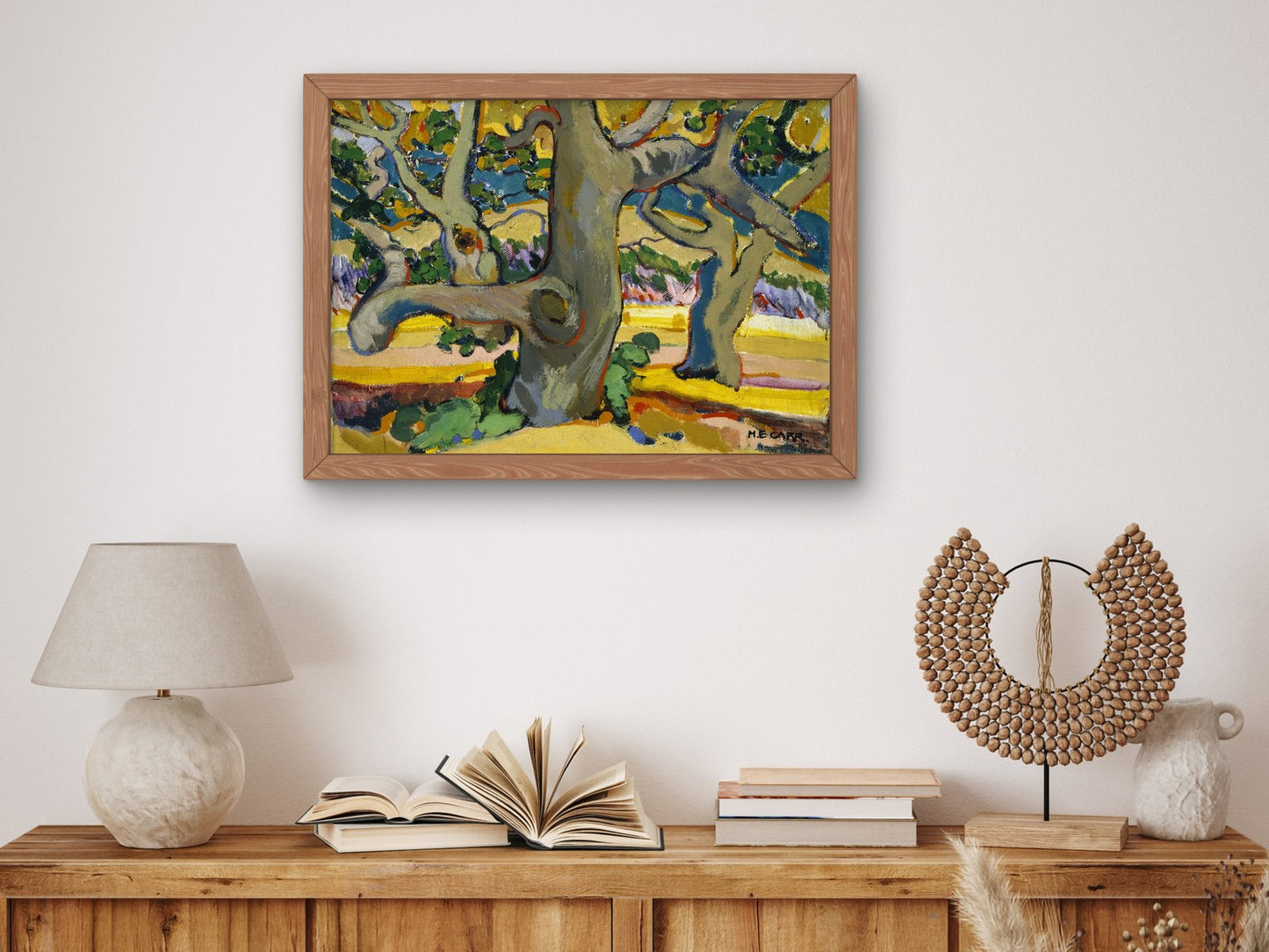 Trees in France by Emily Carr 1911, Wall Art Print, Fine Art Reproduction, Museum Quality Decor, Poster