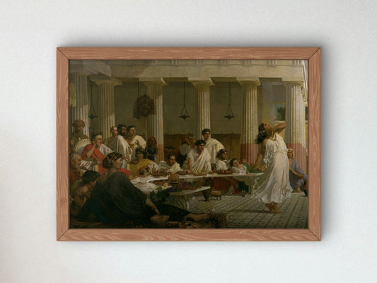 Herod's Birthday Feast by Edward Armitage 1868, Wall Art Print, Fine Art Reproduction, Museum Quality Decor, Poster