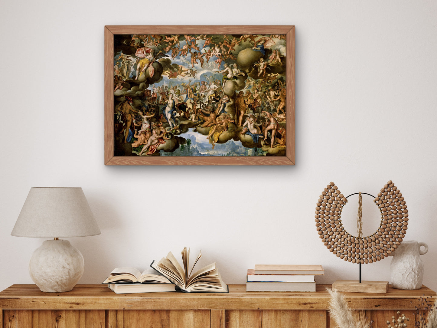 Marriage of Peleus and Thetis by Joachim Wtewael 1602, Wall Art Print, Fine Art Reproduction, Museum Quality Decor, Poster