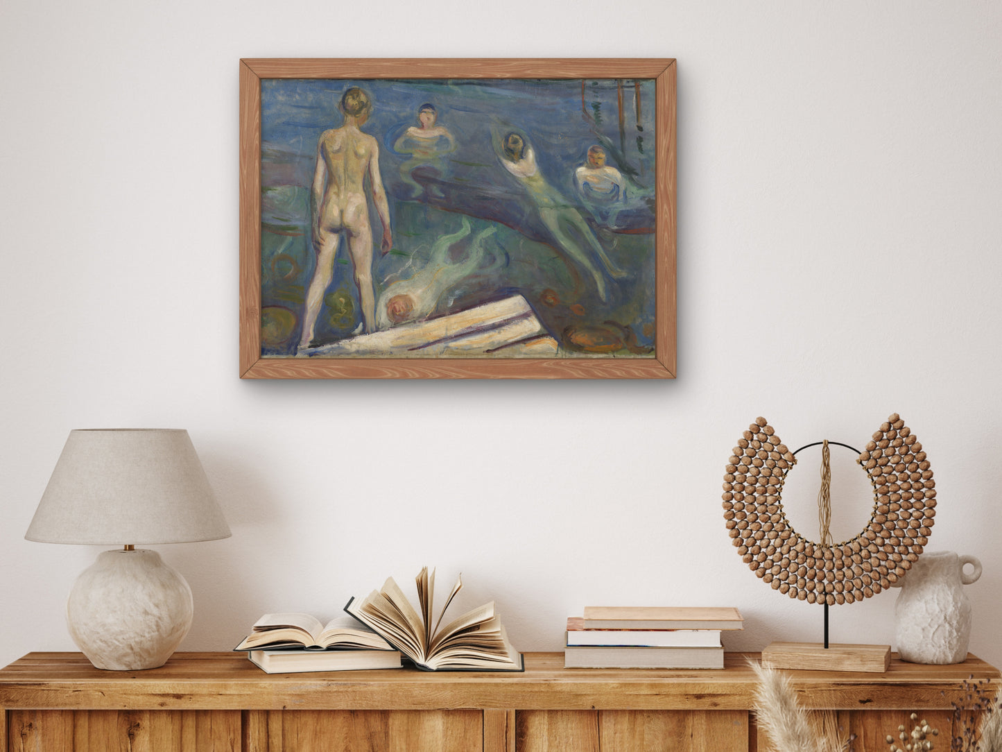 Bathing Boys by Edvard Munch 1896, Wall Art Print, Fine Art Reproduction, Museum Quality Decor, Poster